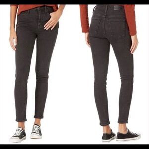 Madewell 10 High Rise Skinny Black/Wash jeans Size 29 stretchy